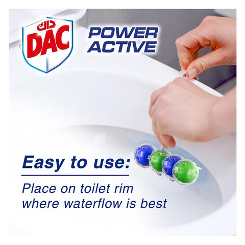 Dac power active lemon toilet rim block  50 g