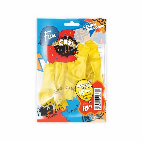 Tigress Yellow Helium Balloons