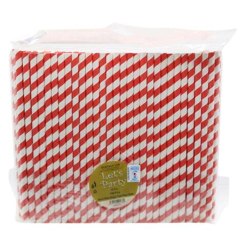 Ecstacy Let&#39;s Party Straws 150 Count