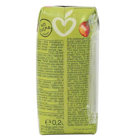 Hollinger Bio Organic Apple Juice 200ml