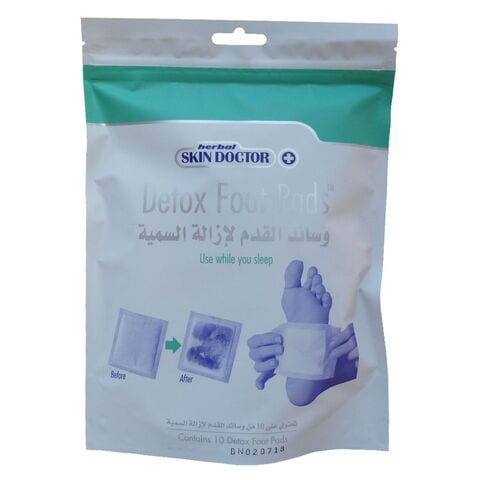 Detox Skin Doctor Foot Pads 5 Days Course White 10 Pads