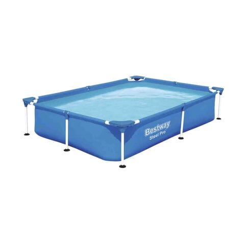 Bestway Steel Pro Rectangular Swimming Pool Blue 221x150x43cm