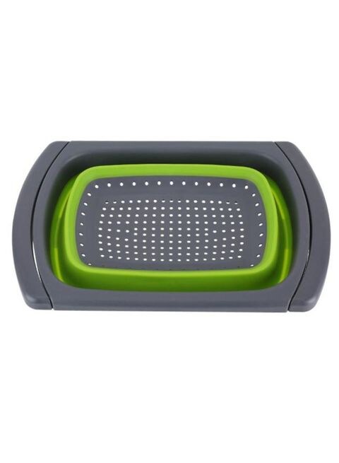 Generic Vegetable Washing Sink Basket Strainer Green/Grey 39 x 26.5centimeter