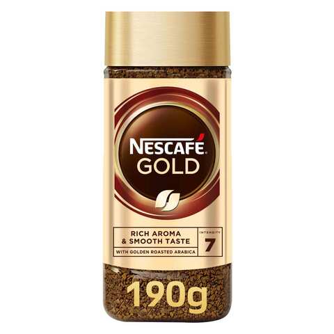 Nescafe Gold Rich Aroma And Smooth Taste Roasted Coffee 190g