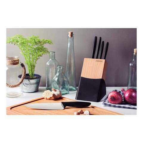  Set of Knives 6 Pieces Tramontina Plenus Black : Home & Kitchen