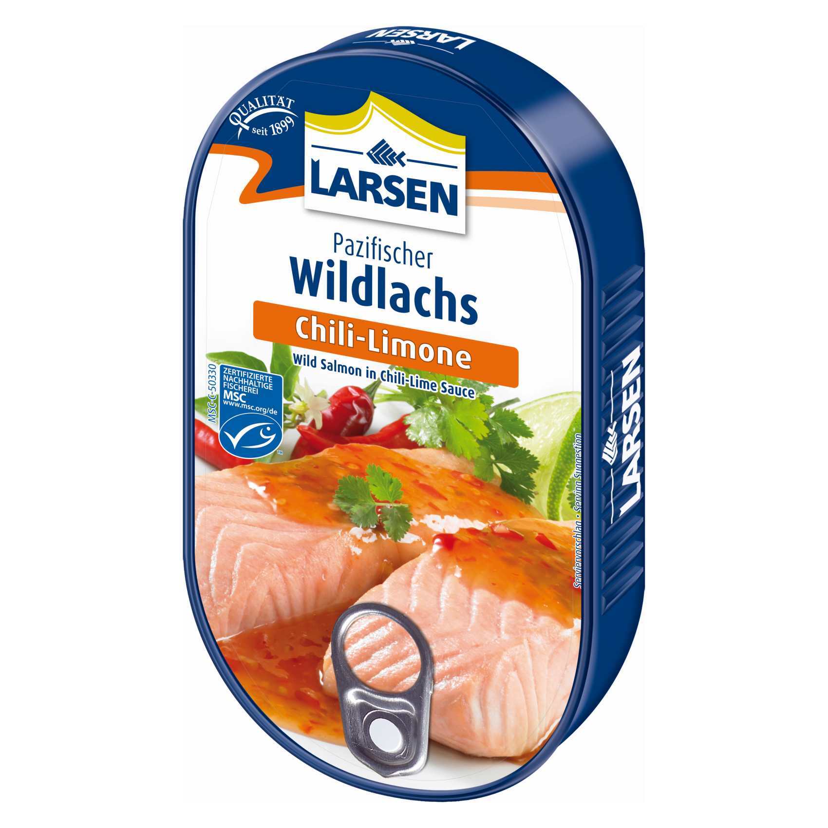 Buy Larsen Wild Salmon In Chili Lime Sauce 200g Online - Shop Food