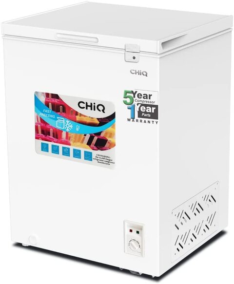 CHiQ 130 Liter Chest Freezer Single Door White Model CF131