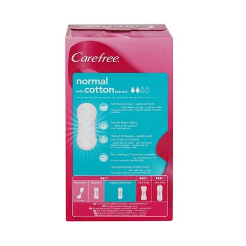 CAREFREE® Unscented Cotton Feel Panty Liners