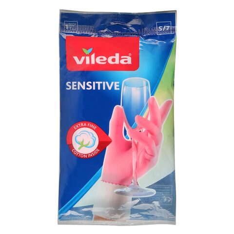 Vileda gloves sensitive small