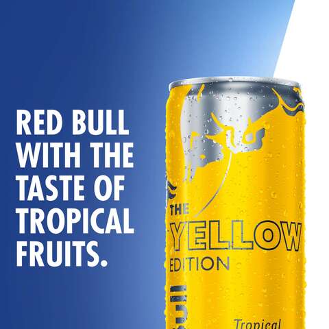 Red Bull Energy Drink Tropical 250ml Pack of 4