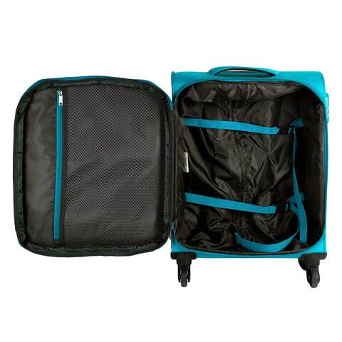 AMT STANFORD TROLLEY BAG 55CM AQUA