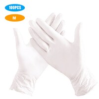 Generic-M 100Pcs Disposable Gloves Latex Food-grade Household Protective PVC Gloves