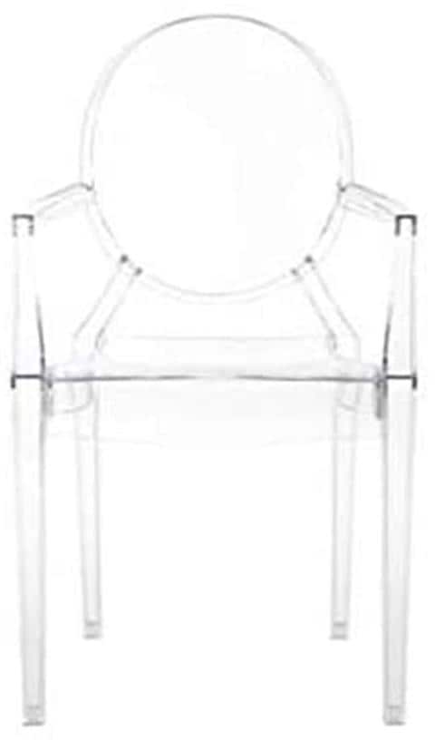 LANNY Ghost Clear Arm Chair 801