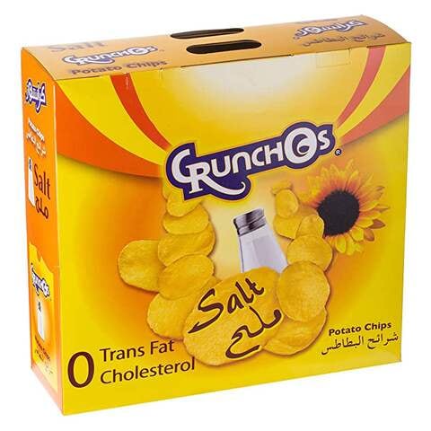 Crunchos Salted Potato Chips 25g Pack of 14