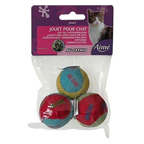 Agrobiothers Aime Gunny Ball Cat Toy Pack of 3