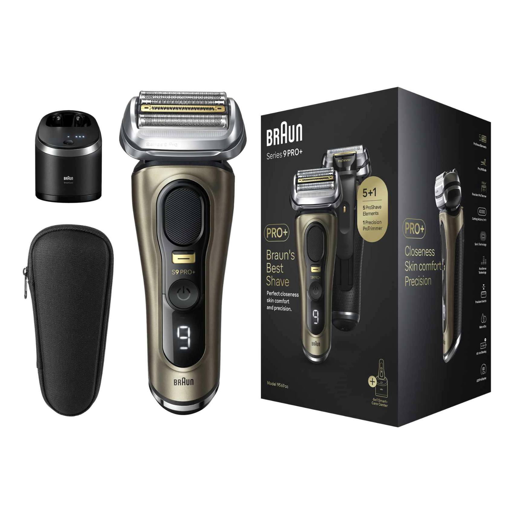 Buy Braun Series 9 Pro Shaver With 5-In-1 SmartCare Center 9465CC Grey  Online - Shop Beauty & Personal Care on Carrefour UAE