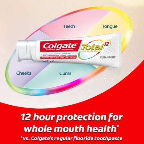Buy Colgate Total 12 Clean Mint 75ml Online - Carrefour Kenya