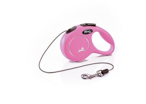 Flexi New Classic Cat XS Cord 3 m pink