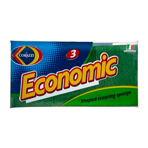 Corazzi Eco Anti-Scratch Sponge - Pack of 3 Online | Carrefour Egypt