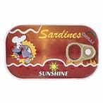 Buy Sunshine Hot Sardine - 125 Gram in Egypt