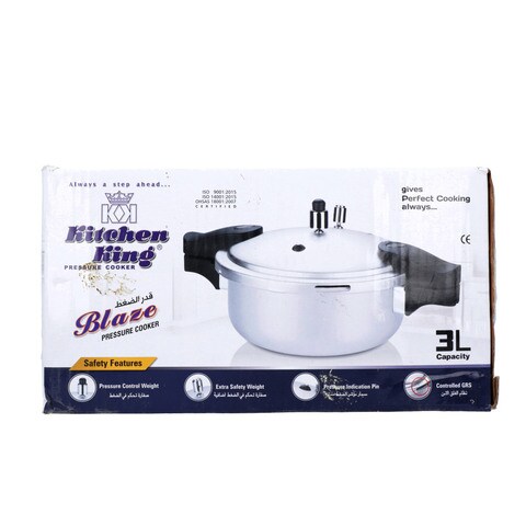 Buy Kitchen King Blaze Pressure Cooker 3 Litre Online Carrefour