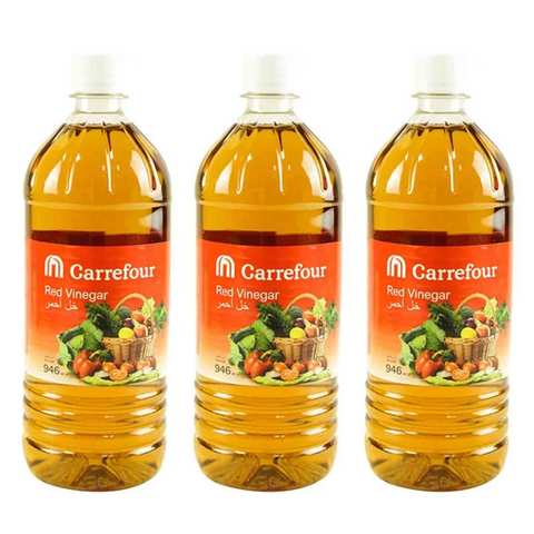 Carrefour Red Vinegar 946 Ml 3 Pieces
