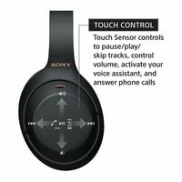 Sony Bluetooth Over-Ear Headphones With Mic Black