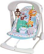 اشتري Lovely Baby MG-98212G Giraffe Rainforest Electric Swing, Orange/Blue في الامارات