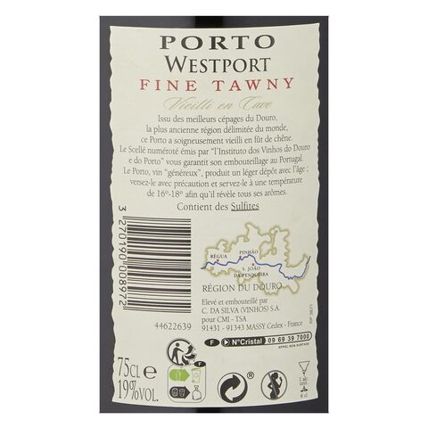Crf Porto Tawny Westport 19% 750Ml