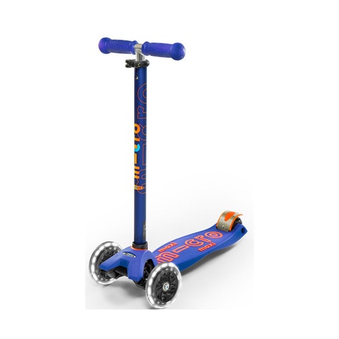 Maxi Micro Deluxe LED Scooter Blue (Plus Extra Supplier&#39;s Delivery Charge Outside Doha)