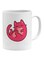 Generic Cute Little Kitty Cat Printed Mug White/Pink/Black 11Ounce