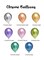 Metallic Chrome Balloons 50 Pcs 12 Inch Helium Shiny Thicken Latex Party Decoration (Chrome Blue)