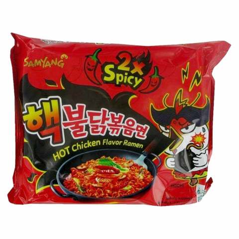 Samyang 2x Spicy Hot Chicken Flavour Ramen Noodles 140g