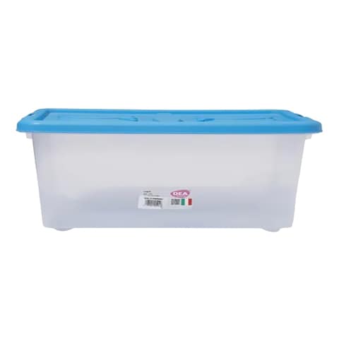 Buy Dea Home Twin Flap Storage Box Blue 27L Online - Shop Home & Garden