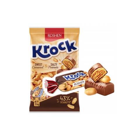 Roshen Krock Sweets With Peanut 1Kg Online | Carrefour Qatar