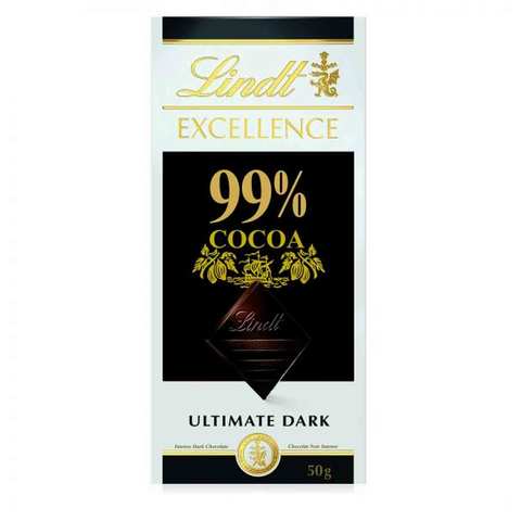 Lindt Excellence Dark Chocolate 99% Cocao 50 Gram