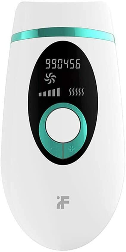Inface Electric Epilator Laser Hair Remover 900000 Flash Ipl Permanent Painless Whole Body Ipl Hair Removal (Green)
