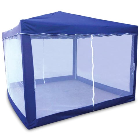 Supreme Party Tent With Mosquito Net Blue 3x3m
