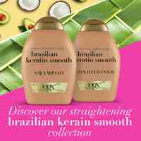 OGX Conditioner Ever Straightening+ Brazilian Keratin Smooth New Gentle &amp; and PH Balanced Formula 385ml