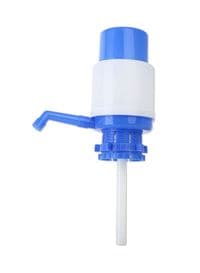 Generic Hand Pressure Water Bottle Pump Dispenser White/Blue 20 X 10 X 10cm