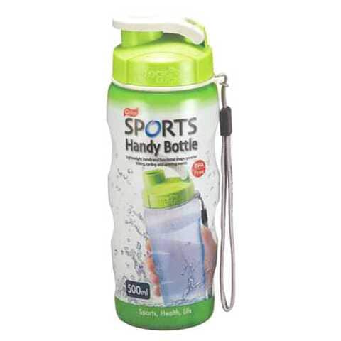 Lock &amp; Lock Sports Water Bottle HPP727G Green/Clear 500ml