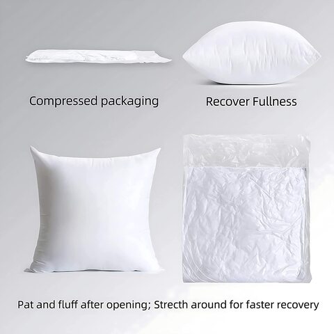 Pillow best sale filler sizes