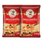 Buy The Three Cows Mozzarella Shredded Cheese 200g Pack of 2 in UAE