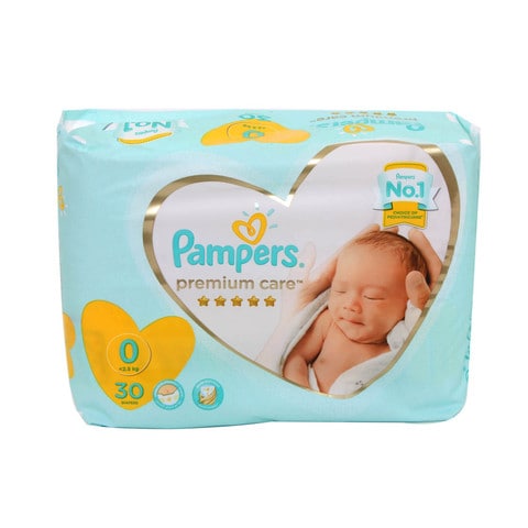Pampers Premium Care Size 0, 30&#39;s