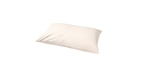 Pillowcase, light beige50x80 cm