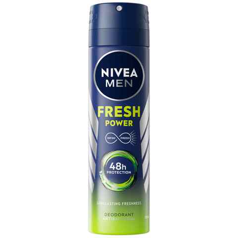 NIVEA MEN Antiperspirant Spray for Men Fresh Power Fresh Scent 150ml