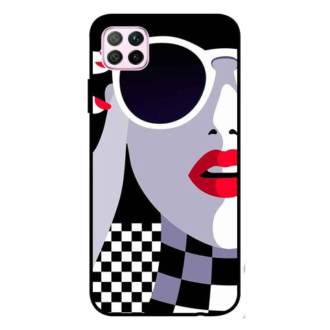 Theodor Protective Case Cover For Huawei Nova 7i Stylish Girl 2 Silicon Cover