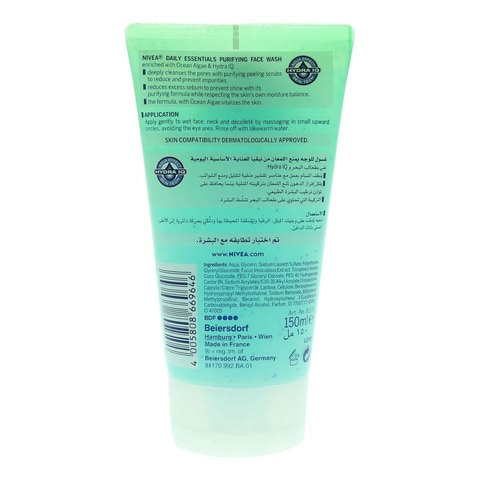 Nivea Purifying Water Combination Skin Face Wash 150 Ml