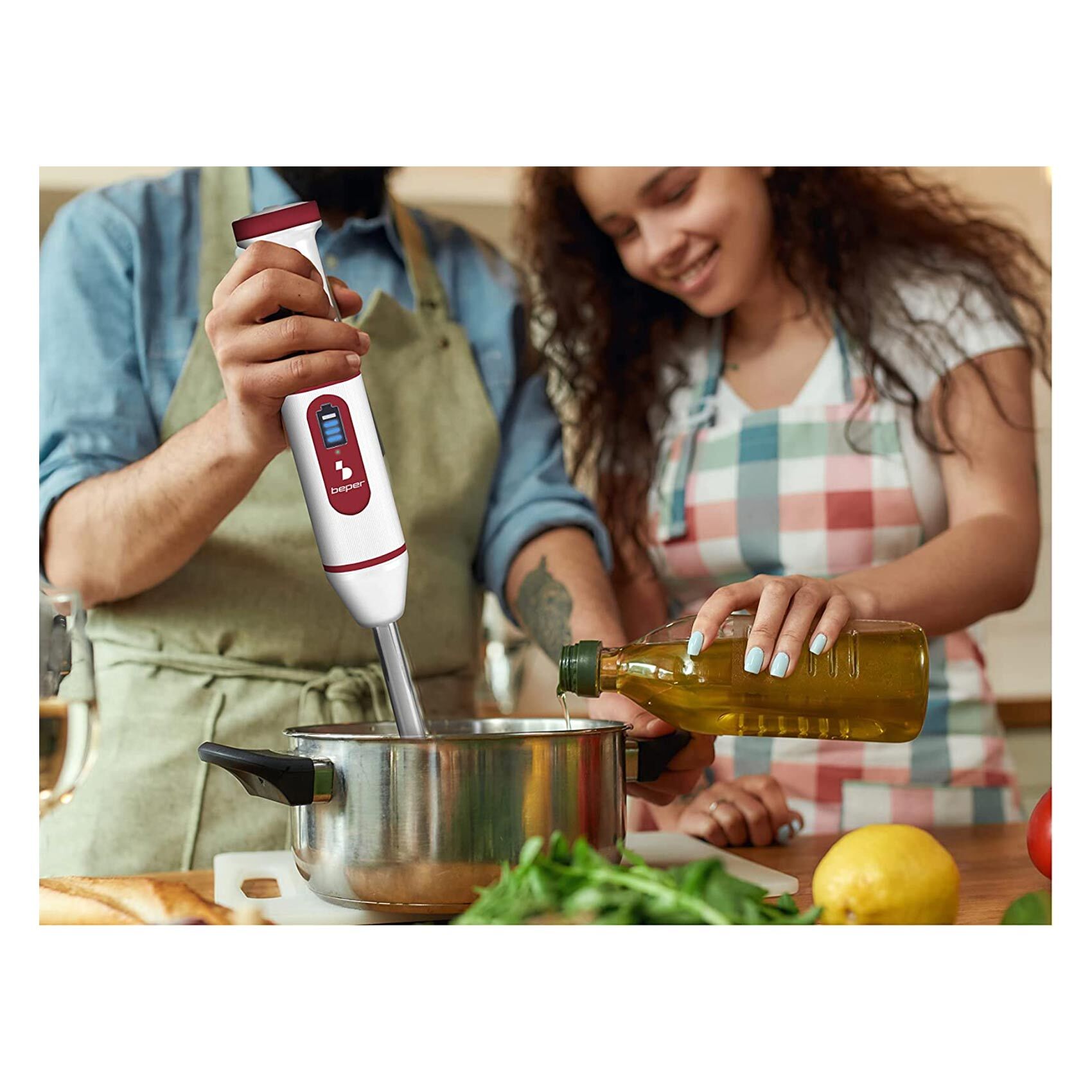 Rechargeable hand blender - Beper