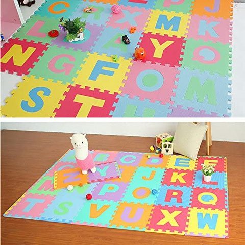 Buy Generic 36pc Alphabet Numbers Eva Floor Play Mat Baby Room Abc Foam Puzzle Online Shop Toys Outdoor On Carrefour Uae